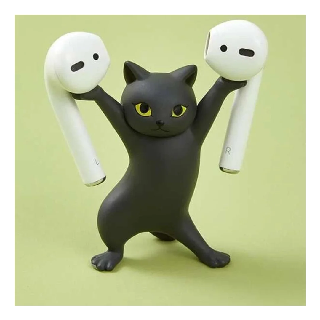 Suporte de Fones Gato