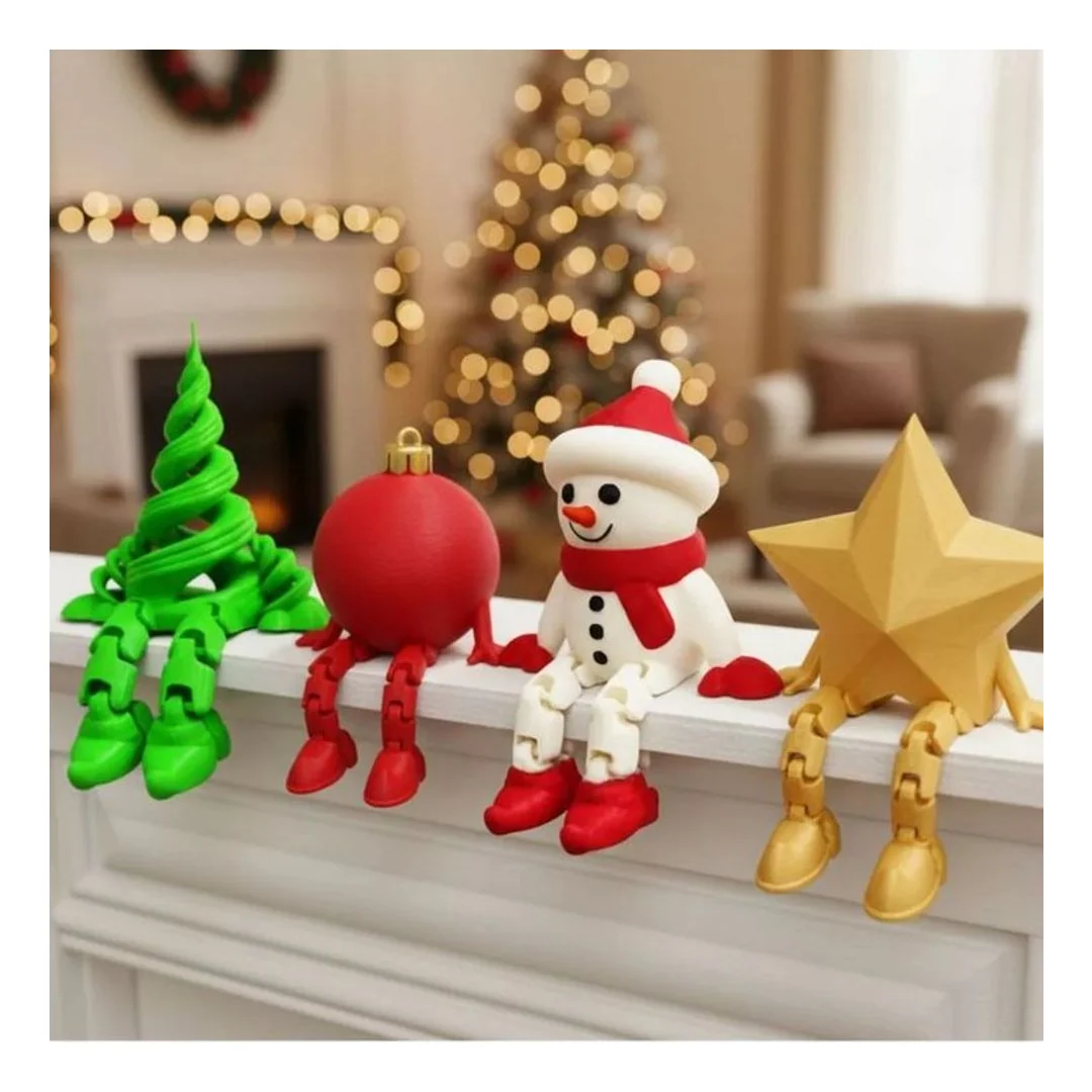 Trio de Natal Articulado